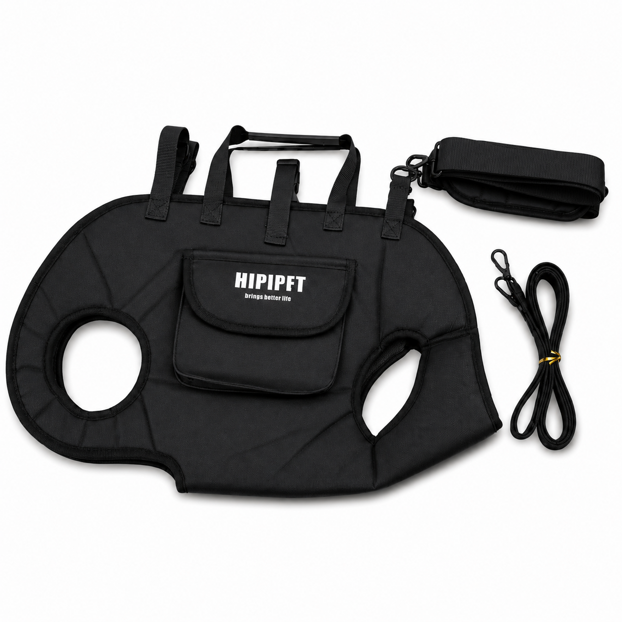 Pawsenger Hands-Free Pet Carrier Set — Carrier + Shoulder Strap + Leash